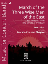 March of the Three Wise Men of the East Concert Band sheet music cover
